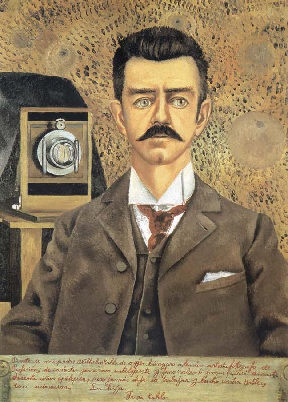Frida Kahlo Portrait of Don Guillermo Kaahlo china oil painting image